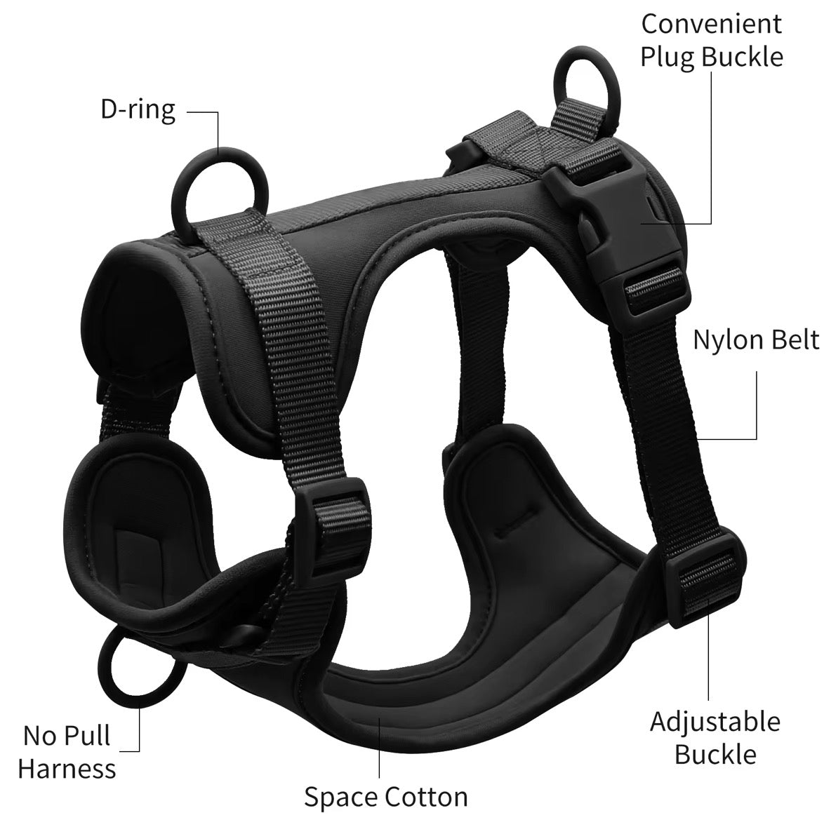 Discover the ultimate no-pull dog harnesses in New Zealand. Walkieez harnesses offers comfort, adjustability and a front D-ring for easy and effective training.