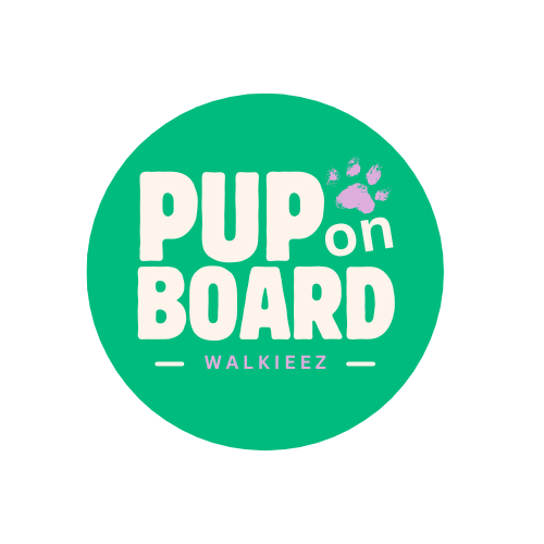 Pup on Board Car Sticker