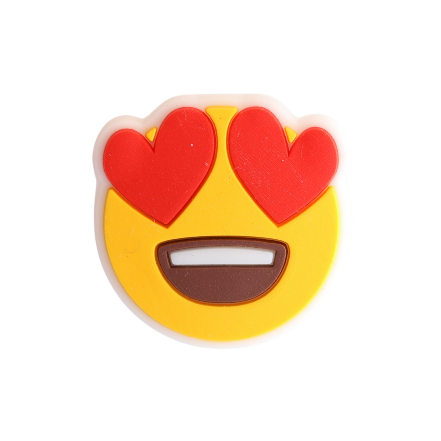 Heart Eye Emoji Charm