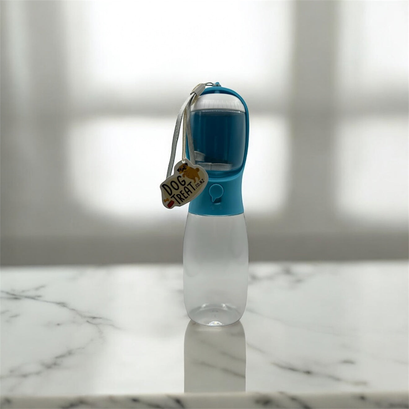 2 in 1 Portable Pet Bowl Bottle With Food Compartment