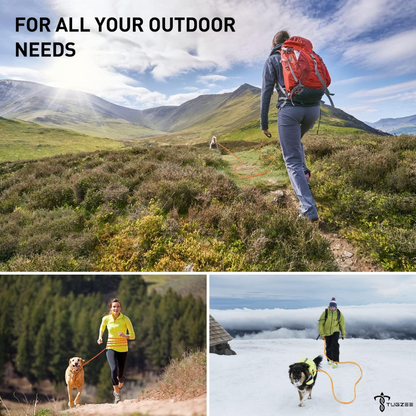 TUGZEE Long Dog Leash for Dog Training Reflective with Comfortable Padded Handle Heavy Duty Dog Lead for Large Medium Small Dogs